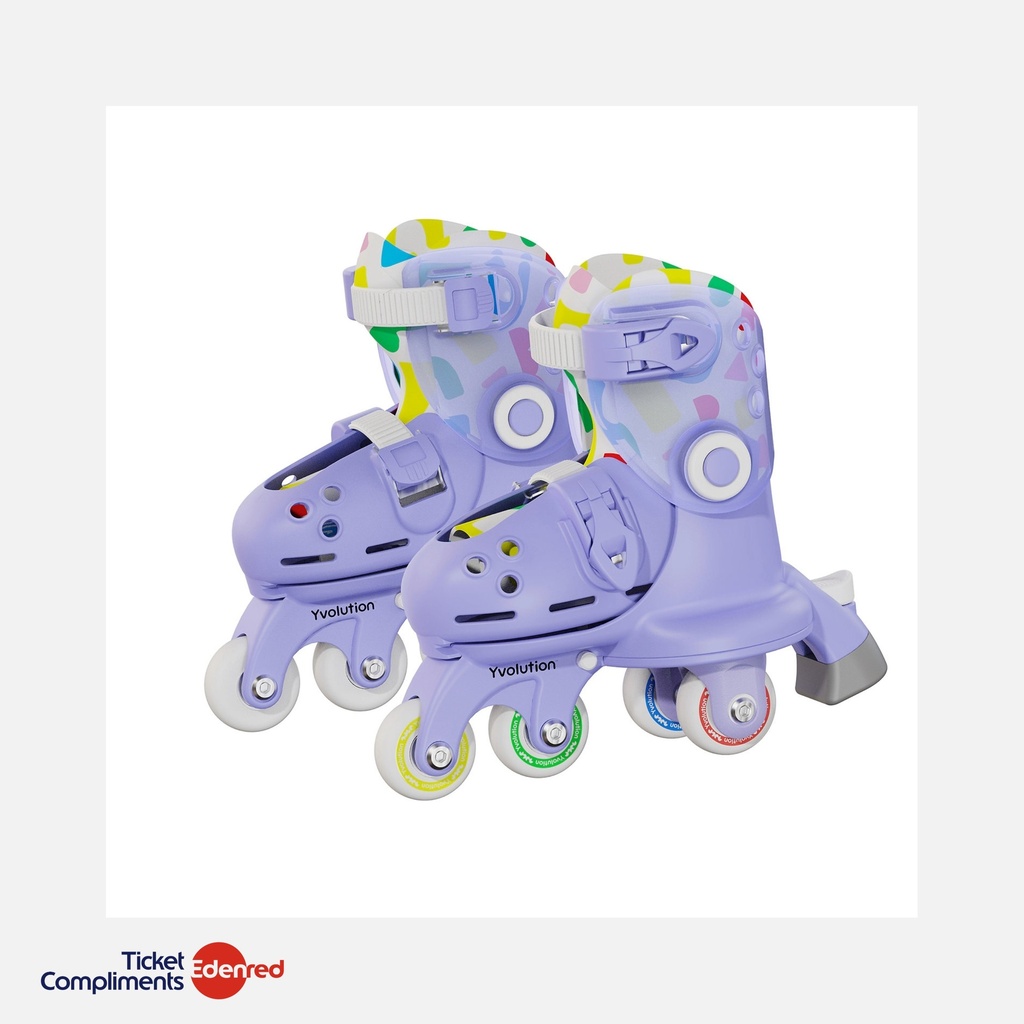 [03.YC03E4] Yvolution – Twista Skates (30-34) – Purple - 4+