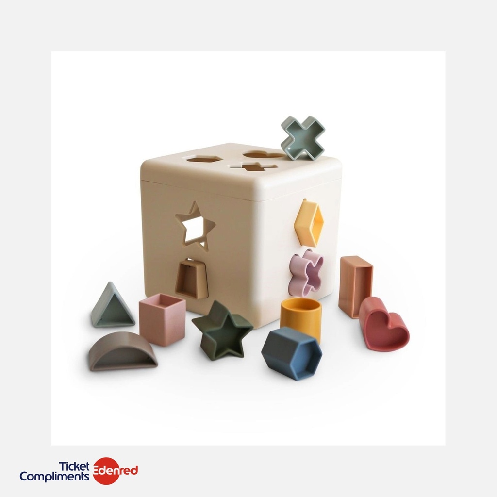 Mushie - Trieur de Formes avec 12 Formes - 10m+