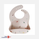 Mushie - Silicone Slabbetje - Dino - 6m+