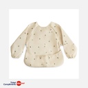 Mushie - Slabbetje met lange mouwen - Bees - 6m+