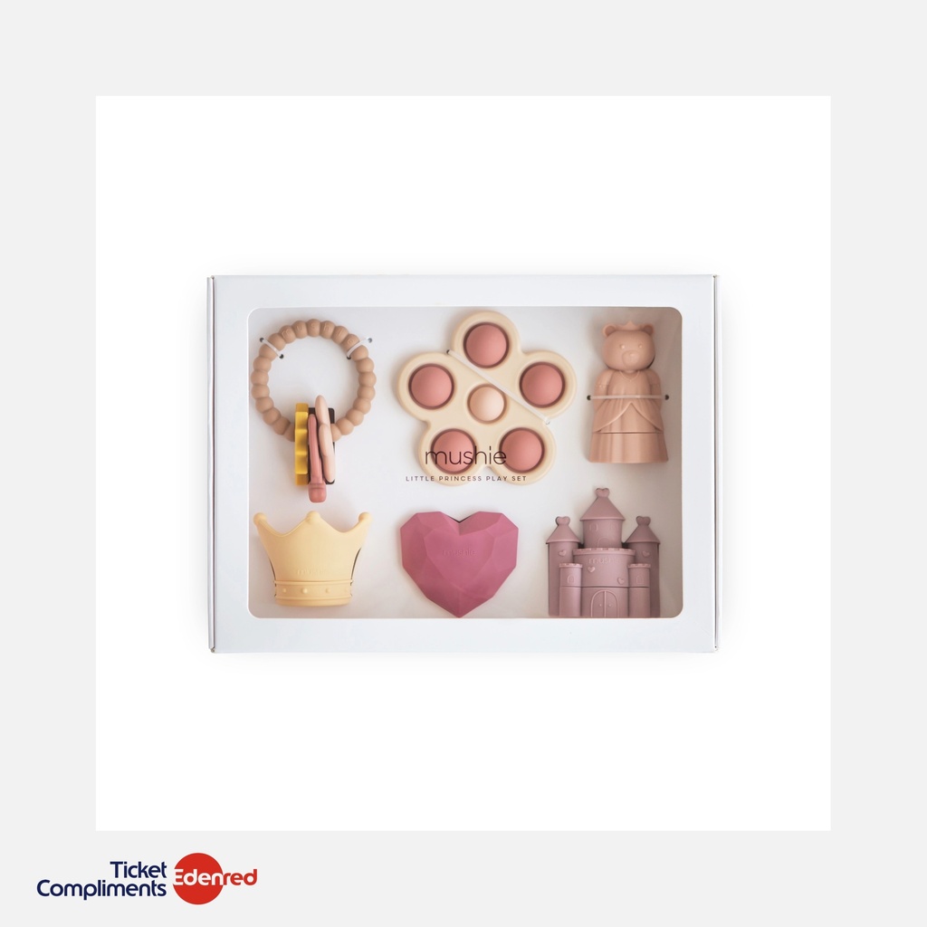 Mushie - Peuterspeelgoed Cadeaudoos - Little Princess - Giftbox - 3m+