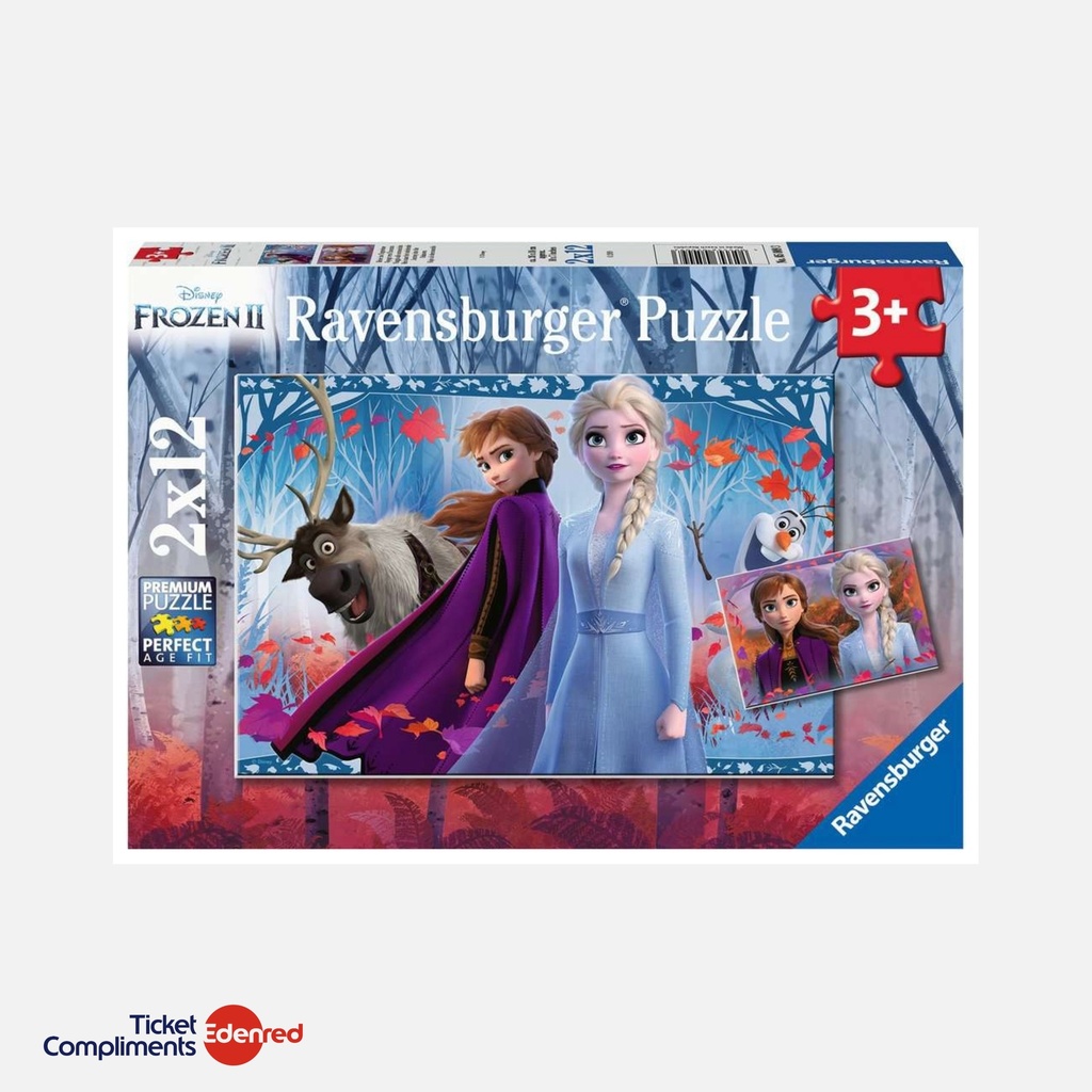 [50093] Ravensburger – Puzzle - 2 x 12 pcs – Frozen II – 3+