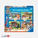 Ravensburger - Puzzel - 4 in 1 - Paw Patrol - 3+