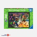 Ravensburger – Puzzel - 100 stukjes XXL – Minecraft – 6+