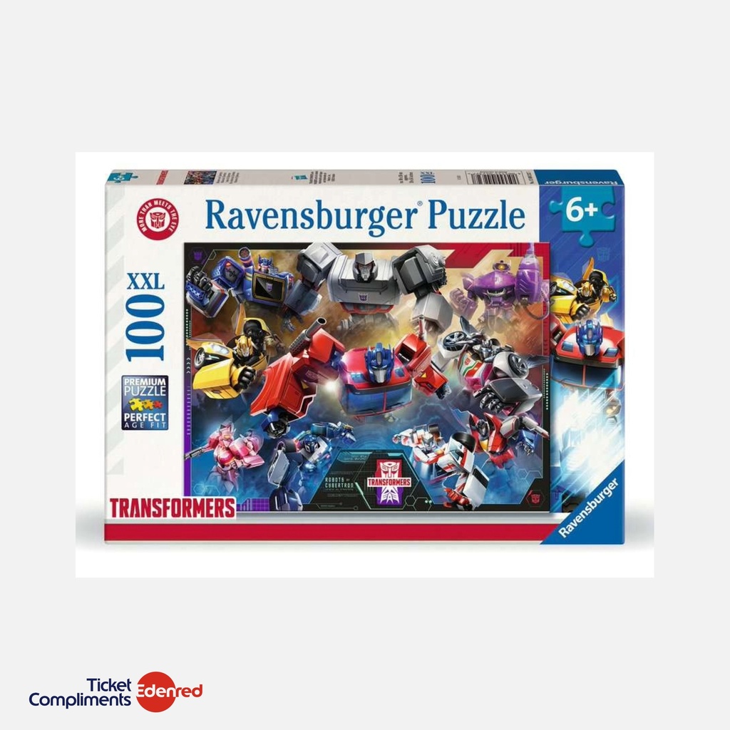 Ravensburger – Puzzel - 100 stukjes XXL – Transformers – 6+