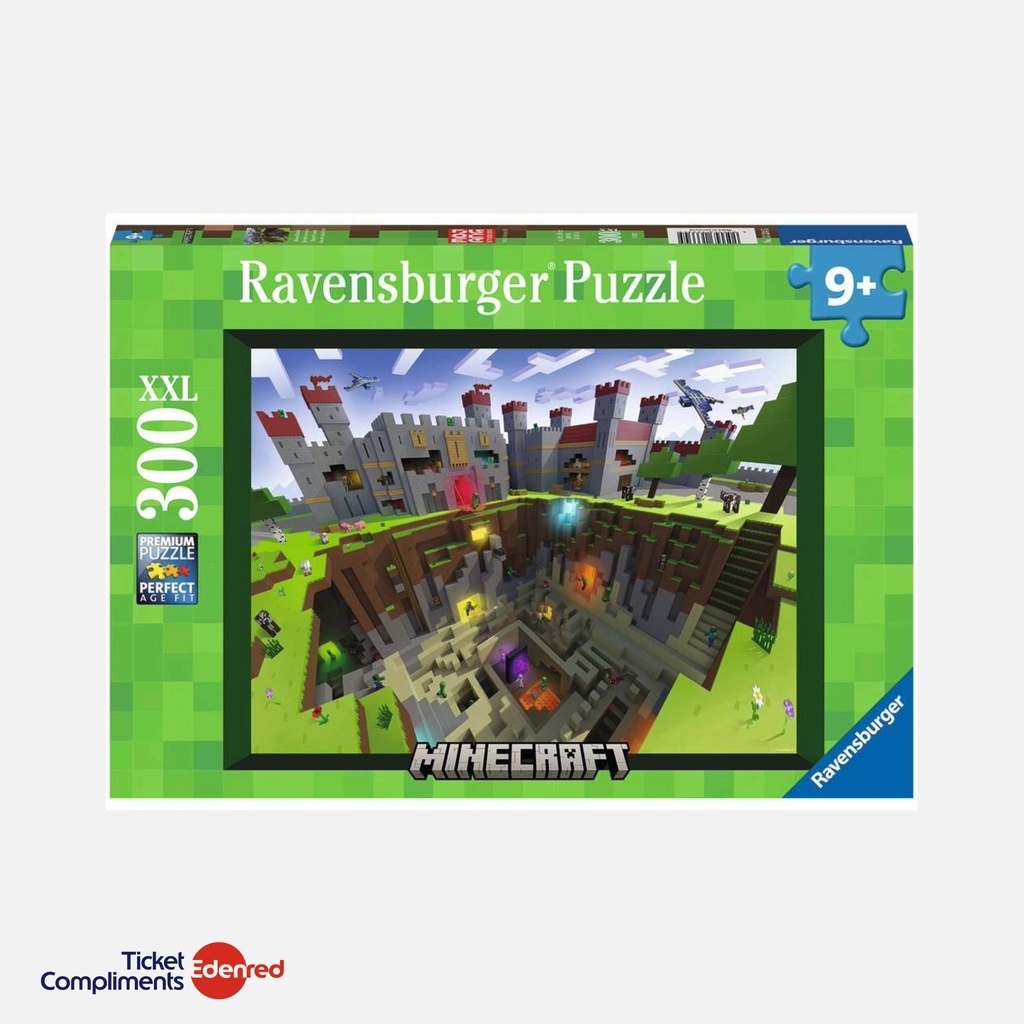 [133345] Ravensburger – Puzzel - 300 stukjes XXL - Minecraft - 9+