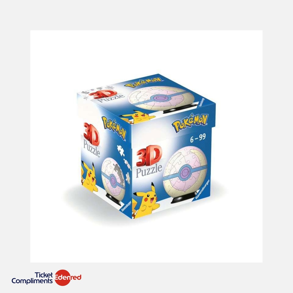 Ravensburger – Puzzle 3D - 54 pcs – Pokémon Ball – 6+