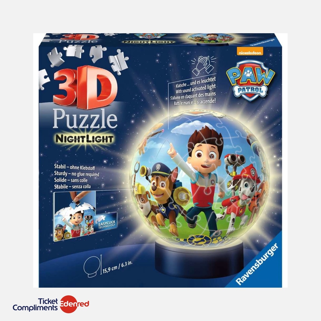 [118427] Ravensburger – 3D Puzzel - 74 stukjes – Paw Patrol – 6+
