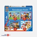 Ravensburger - Puzzle - 4 en 1 - Paw Patrol - 3+
