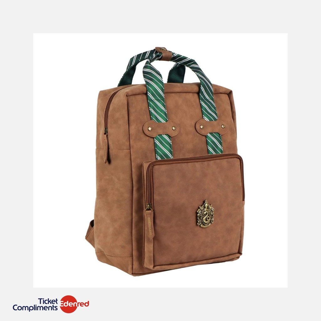 Cerda - Sac à dos Similicuir - Casual & Scolaire - Harry Potter - Slytherin - 14+