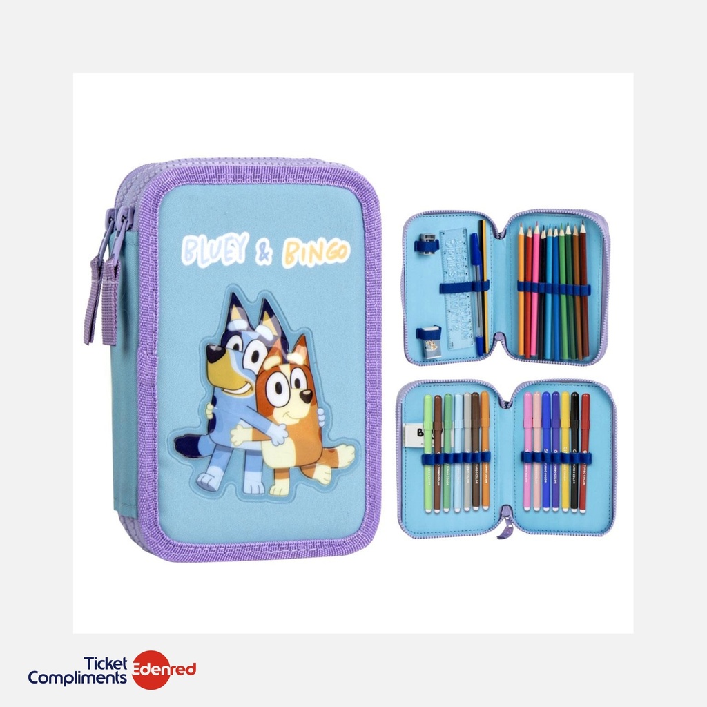 Cerda - Plumier avec Accessoires - Bluey - 3+