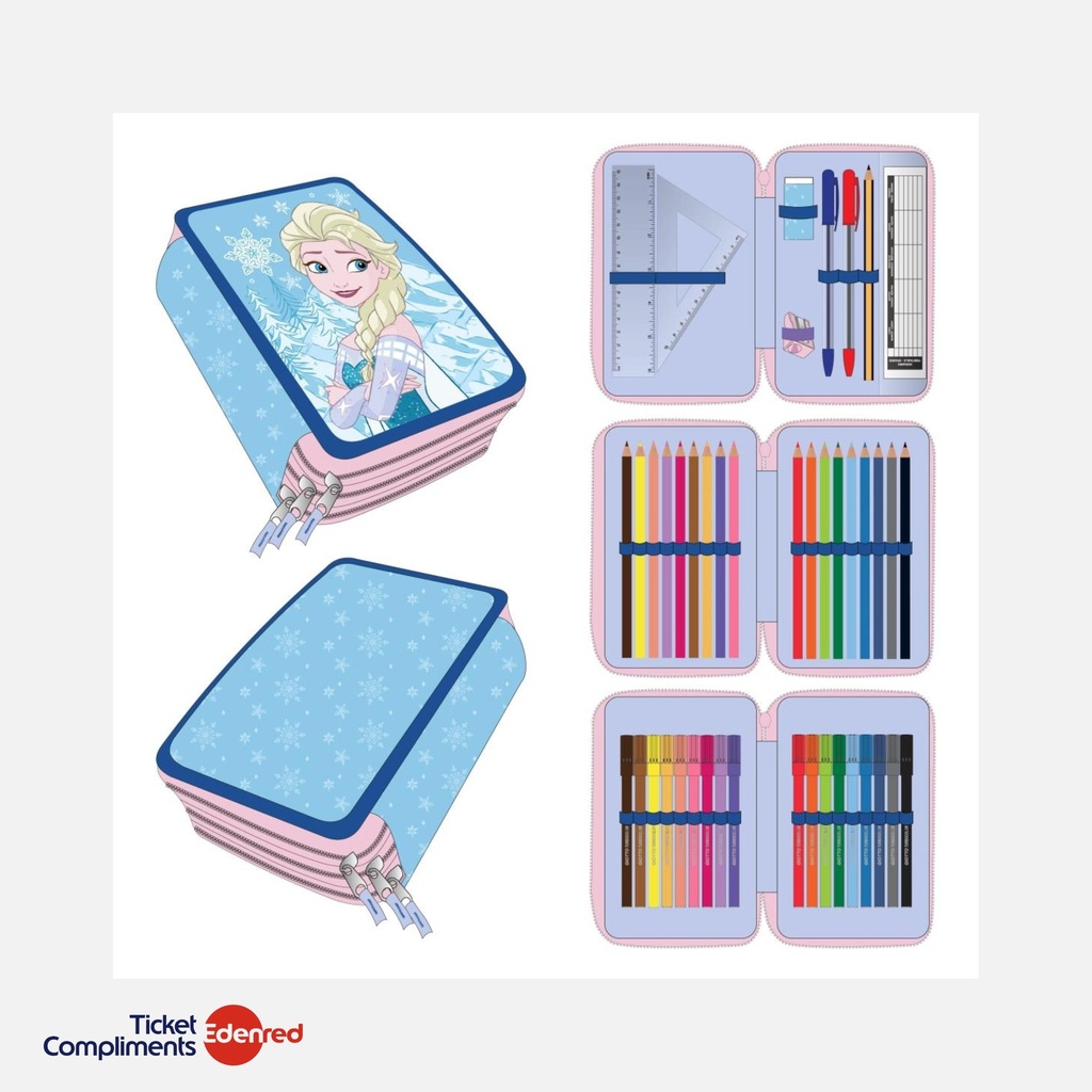 Cerda - Plumier avec Accessoires - Frozen - 3+