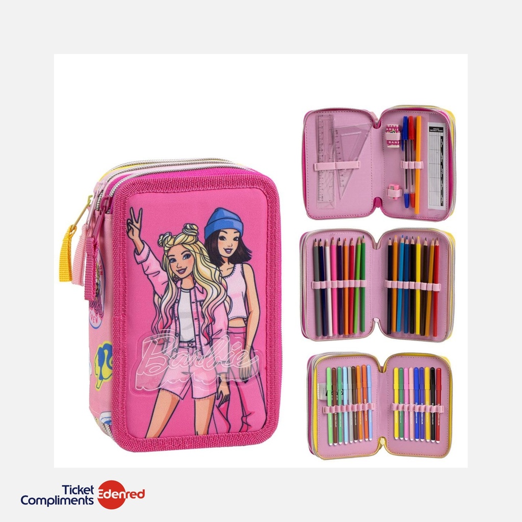 Cerda - Plumier avec Accessoires - Barbie - 3+