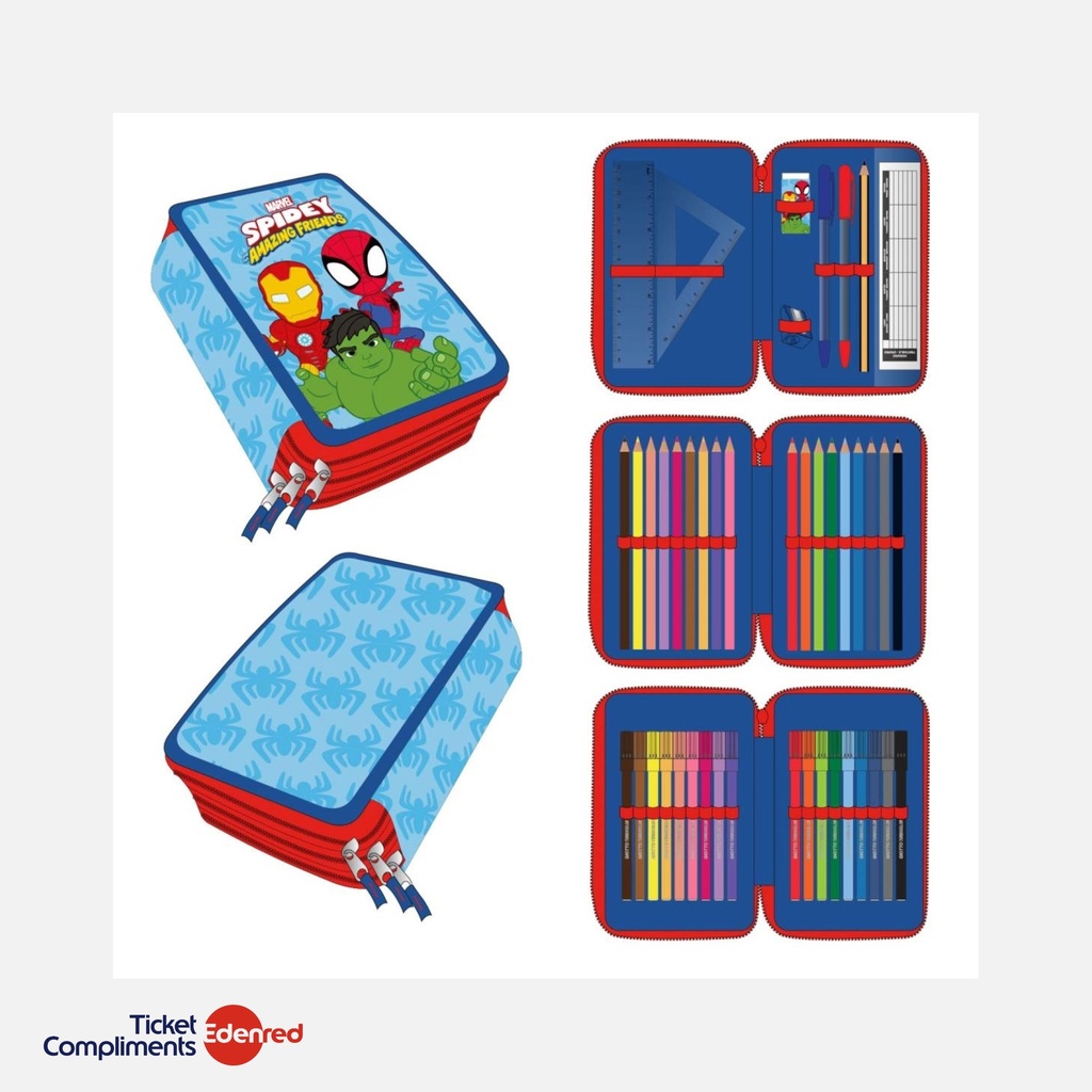 [2700002291] Cerda - Plumier avec Accessoires - Spidey - 3+