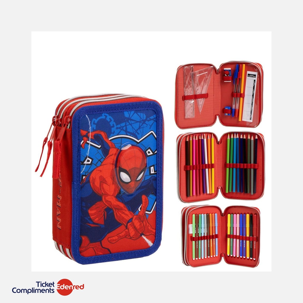 Cerda - Plumier avec Accessoires - Spiderman - 3+
