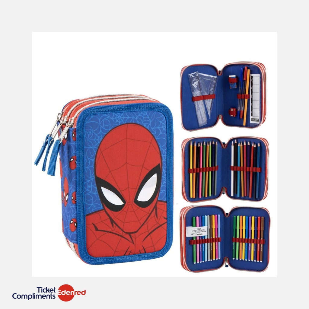 Cerda - Plumier avec Accessoires - Spiderman - 3+