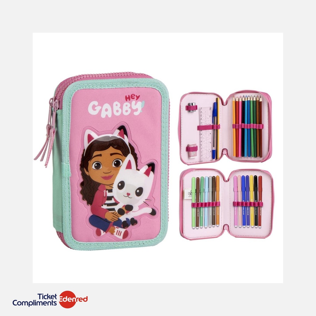 Cerda - Plumier avec Accessoires - Gabby's Dollhouse - 3+
