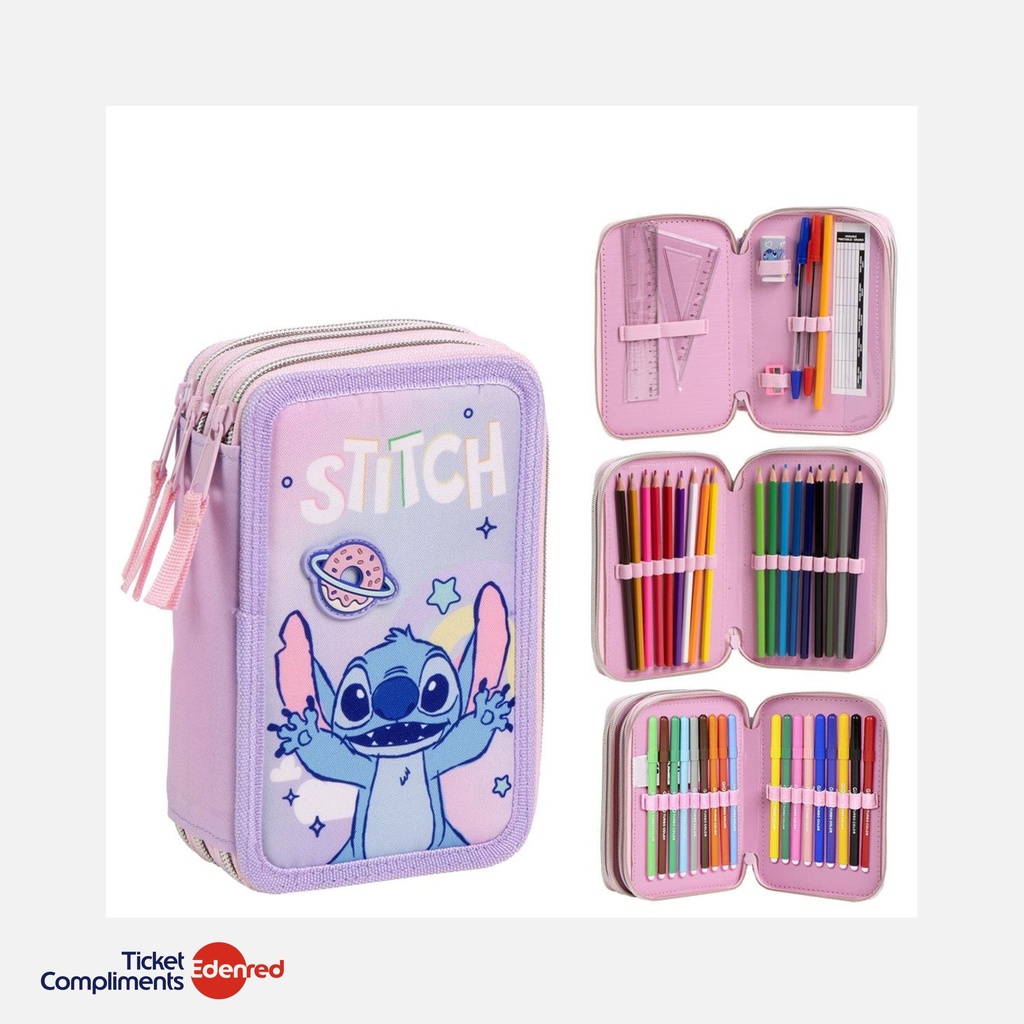 [2700001652] Cerda - Pennenetui met accessoires - Stitch - 3+