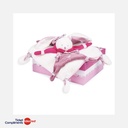 Doudou et Compagnie - Doudou Cerise het roze konijn - 27 cm - 0m+