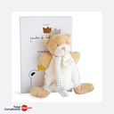 Doudou et Compagnie - Knuffeldoekje met speenclip - Teddybeer - 15 cm - 0m+