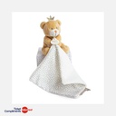 Doudou et Compagnie - Doudou Ours Petit Roi Mouchoir - 10 cm  - 0m+