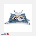Doudou et Compagnie - Knuffeldoekje - Teddybeer - Blauw - 25 cm - 0m+