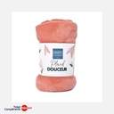 Doudou et Compagnie - Plaid Douceur - Terracotta - 70 x 100 cm  - 0m+