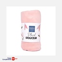 Doudou et Compagnie - Plaid Douceur - Rose - 70 x 100 cm  - 0m+