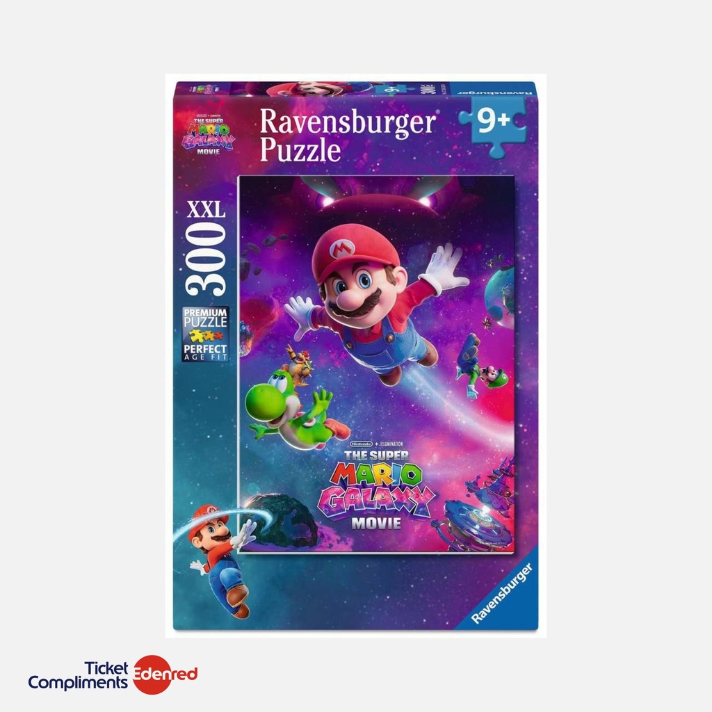 Ravensburger - Puzzle - 300 pcs XXL - Super Mario Galaxy Movie - 9+
