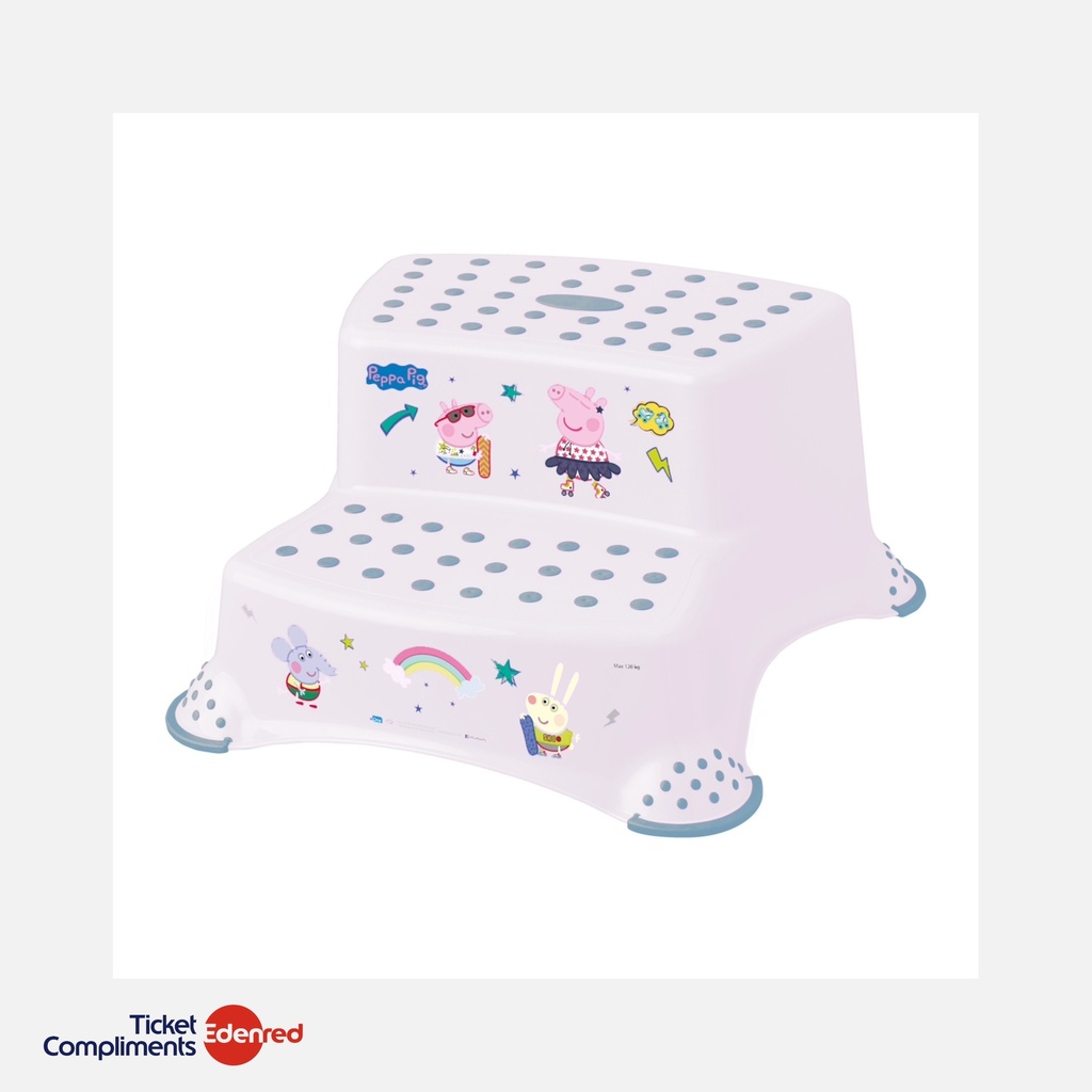 [1003251919400 - MG36] Mowgly - Dubbele antislip opstapje - Peppa Pig - 3+