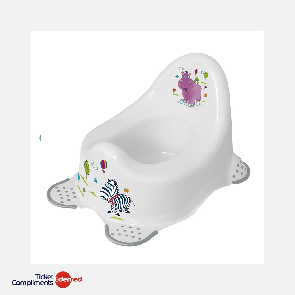 [1864810001200 - MG45] Mowgly - Pot pour bébé antidérapant - Hippo - 18m+