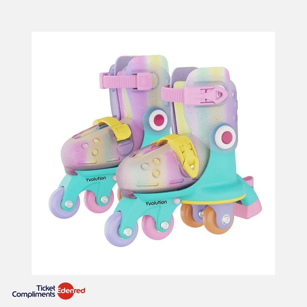 [03.YC01A6] Yvolution – Twista Skates (30-34) – Rainbow - 4+