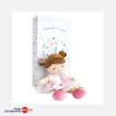 Jolijou - Zachte Stoffen Pop - Bruin & Wit - Ombelline - 26 cm - 0m+