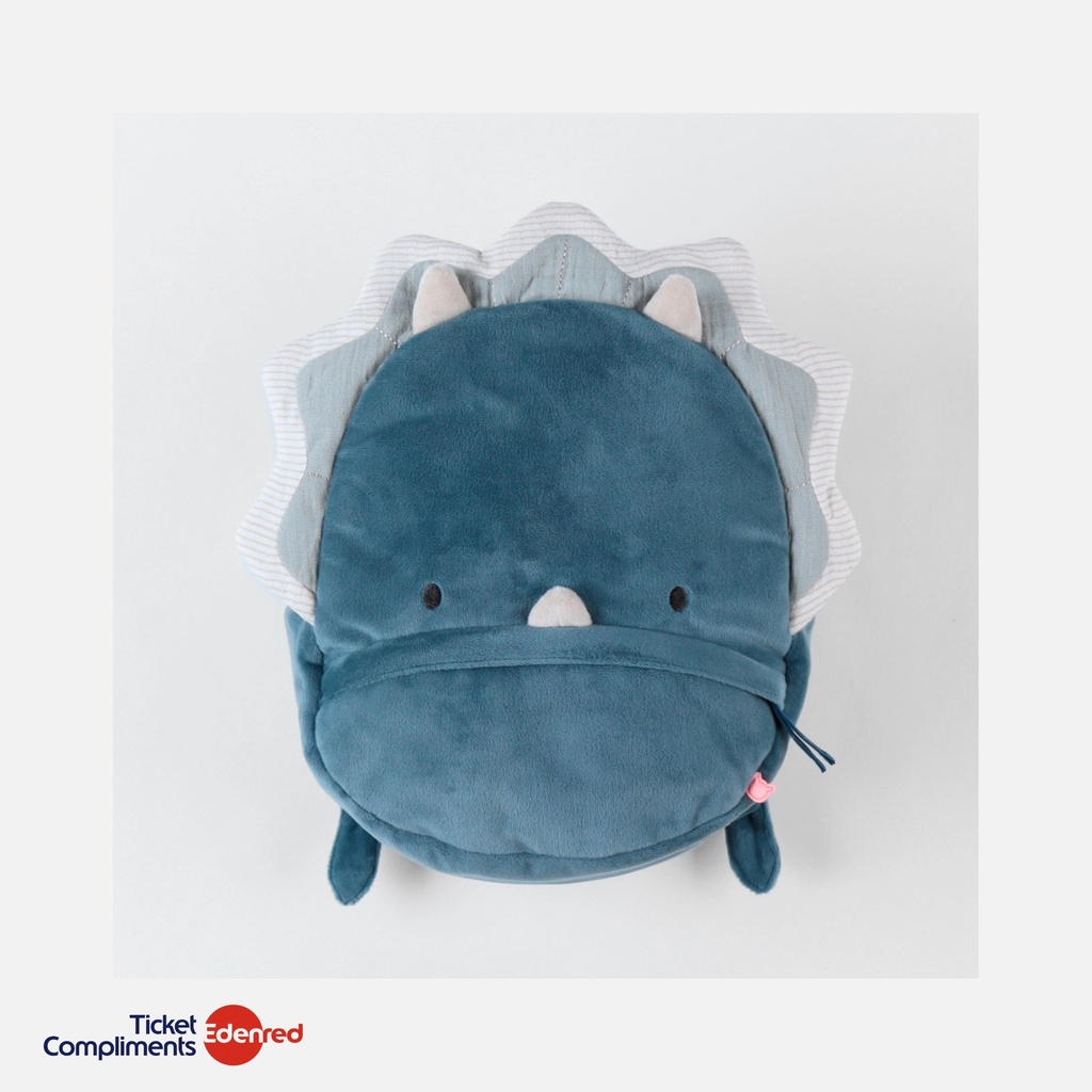 Noukie's - Sac à dos Ops en Veloudoux - Bleu - 2+