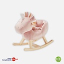 Noukie's - Bascule Lina la Licorne - Rose clair - 10m+