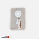 Noukie's - Terry giraf funny slabbetje - Beige - 6m+