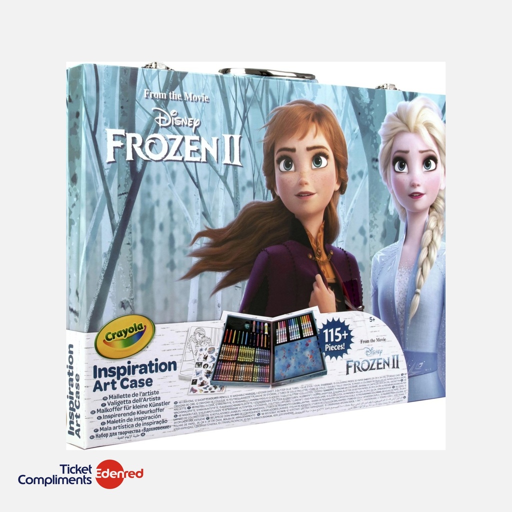 Crayola - La Reine des Neiges 2 - Étui de coloriage - 115 pièces - 5+ 
