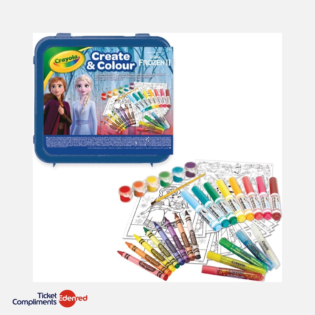 [CY40634] Crayola - La Reine des Neiges 2 - Coffret à paillettes - 5+
