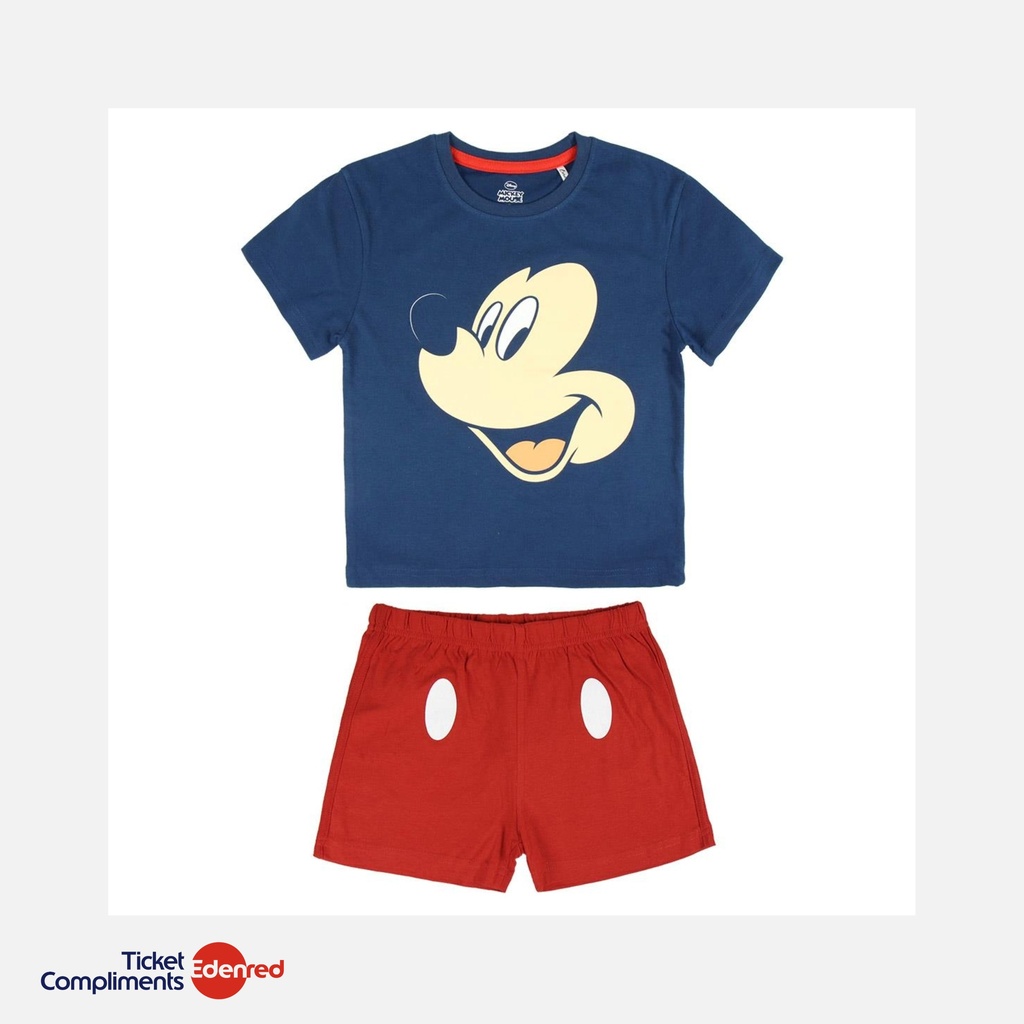 [2200003457] Cerda - Pyjama Court Single Jersey - Mickey  (2 ans - 92 cm)