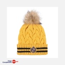 Cerda - Bonnet en Tricot avec Pompons  - Poufsouffle - Harry Potter 