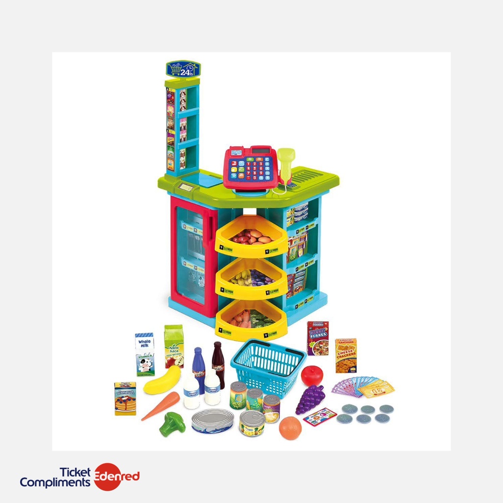 Playgo - Kruidenierswinkel - Op Batterijen - 58 stuks - 3+