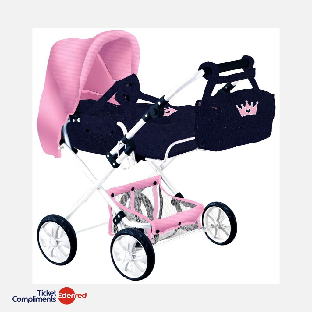 Amuuso - Coach combi 2 avec couronne et sac - bleu/rose - 6+