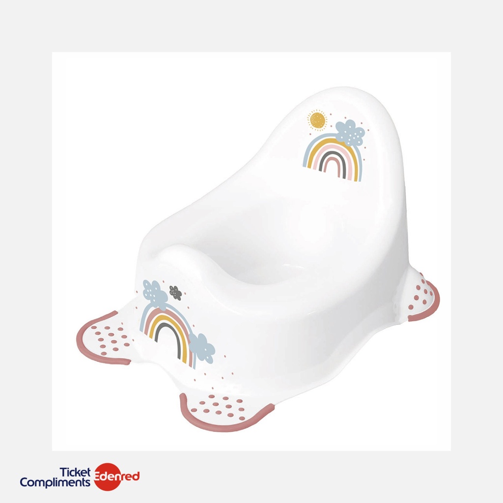 Mowgly - Pot pour bébé antidérapant - Rainbow - 18m+