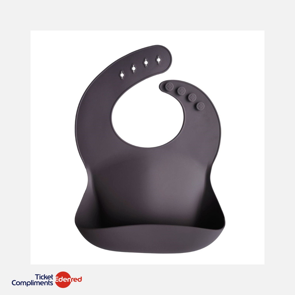 [70.001.07] Mushie - Bavoir en Silicone - Sparrow - 6m+
