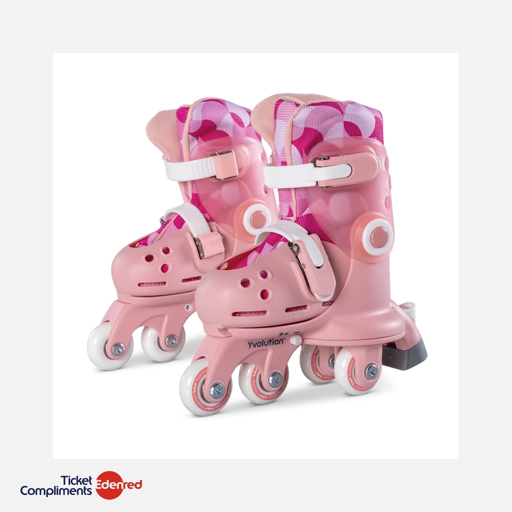 [03.YR25P6] Yvolution – Twista Skates (24-28) – Rose - 2+