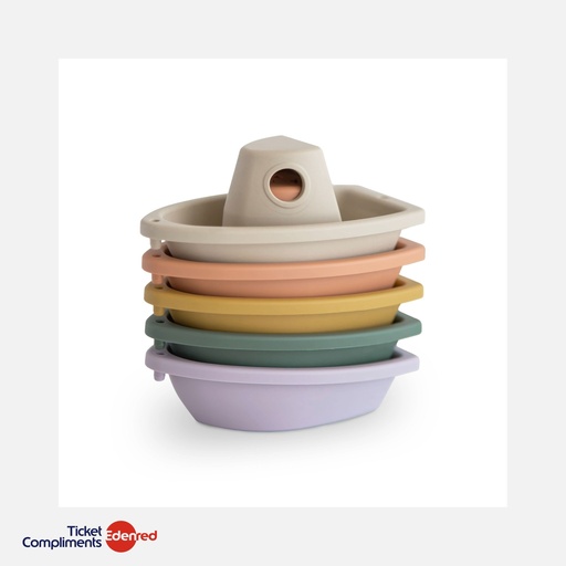 [70.070.02] Mushie - Petit bateaux pour le bain Rustic - 10m+