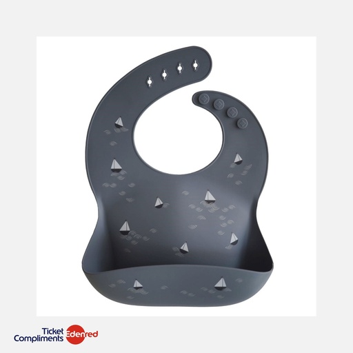 [70.002.20] Mushie - Bavoir en Silicone - Boat - 6m+