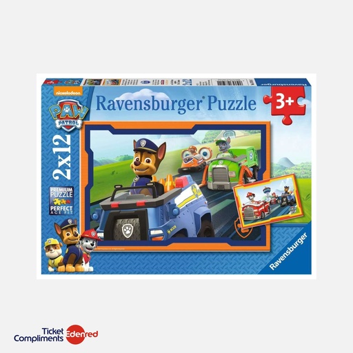 [75911] Ravensburger – Puzzel - 2 x 12 stukjes – Paw Patrol – 3+