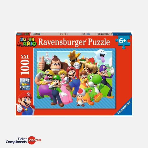 [120010746] Ravensburger – Puzzle - 100 stukjes XXL – Super Mario – 6+