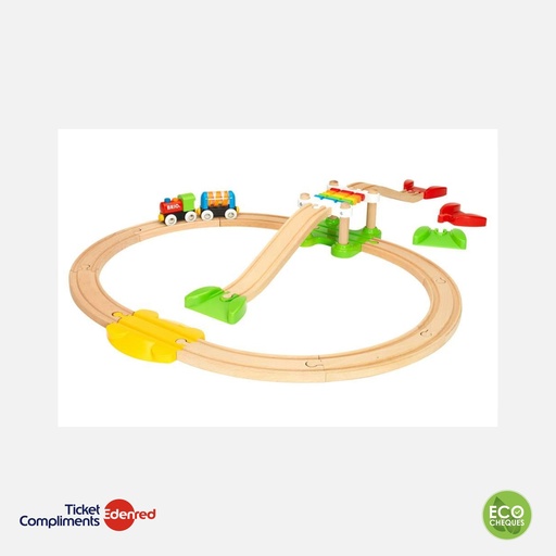 [33727] Brio - Mon Premier Circuit de Train en Bois - 18 pcs - 18m+